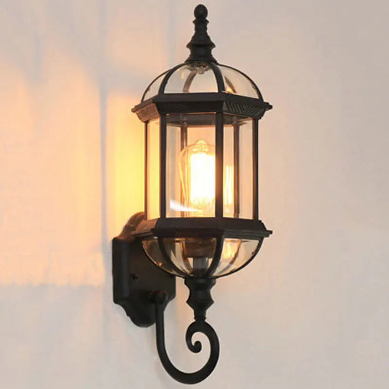 European Waterproof Wall Lamp Courtyard Outdoor Living Room Background Wall