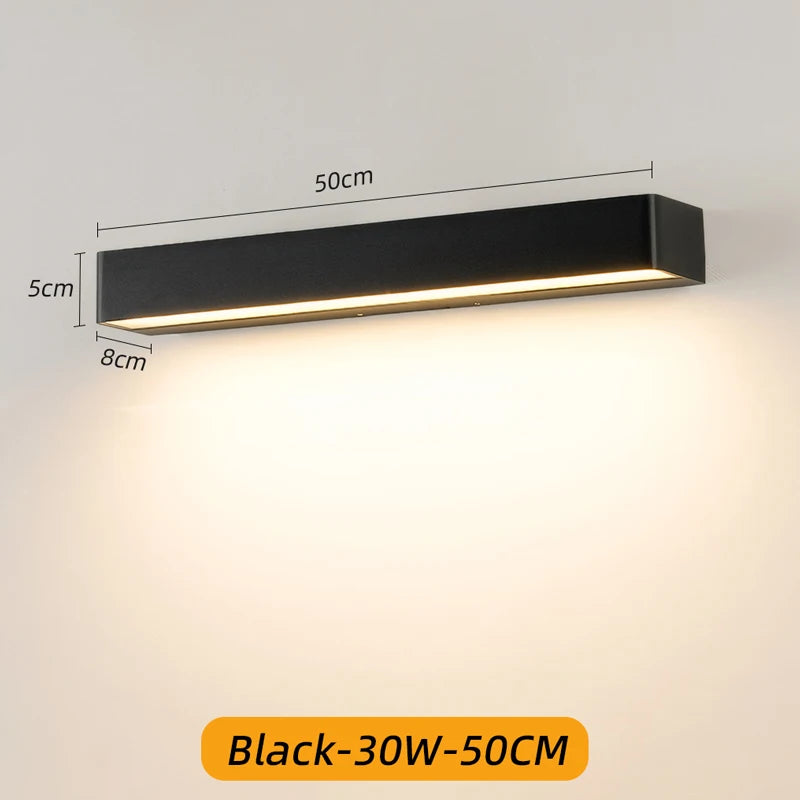 LED Wall Lamp Outdoor Waterproof IP65 Interior Wall Light 12W 18W 30W