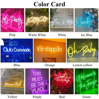Custom Led Name Sign Gift for Kid Custom Name Signs Teenage Gift Led Neon