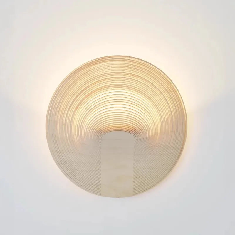 Japanese Style Wabi-sabi Wind Wall Lamp Log Italian Designer Style Creative Personality