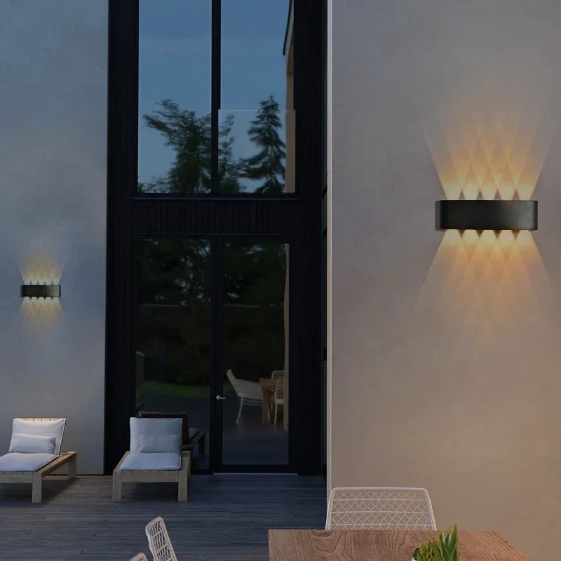 Modern LED Wall Lamp IP65 Waterproof Wall Lights for Outdoor Garden Sconce