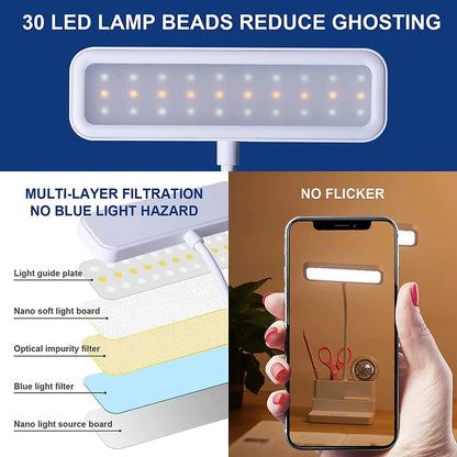 Desk Lamp Rechargeable Light Usb Led Table Lamp Office Study Reading Desk