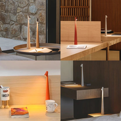 Portable LED Table Lamp USB Rechargeable Desk Light Creative Decorative Lighting