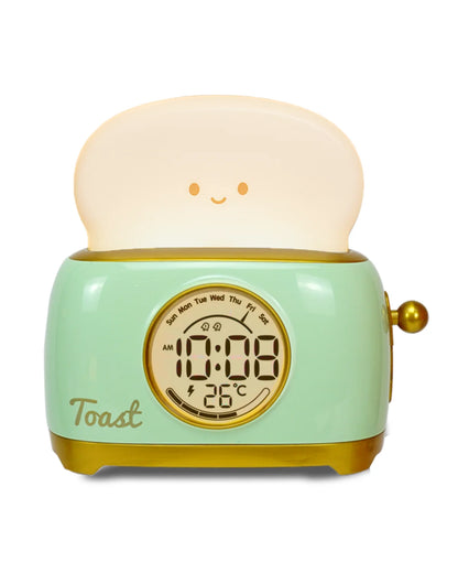 Kid Alarm Clock LED Night Light Digital Clock Children's Sleep Trainier