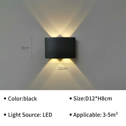 Modern LED Wall Lamp IP65 Waterproof Wall Lights for Outdoor Garden Sconce