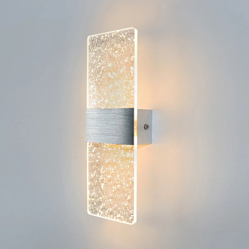 Acrylic Indoor Wall Lamp 6W LED Wall Light Bedroom Living Room Balcony