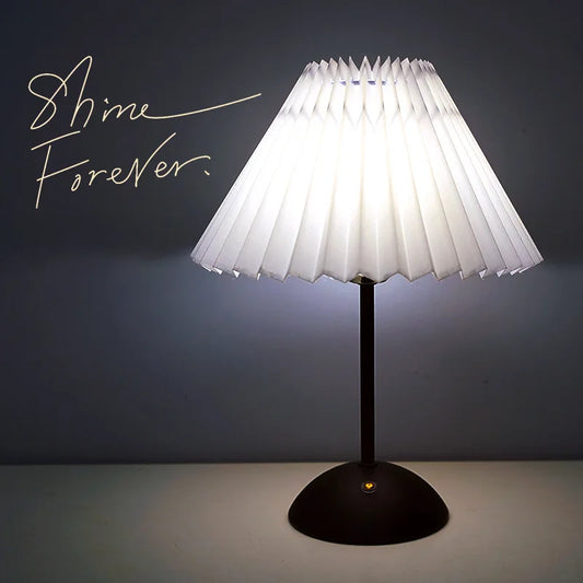 Nordic Bedroom Bedside Desk Lamp Home Fabric Lampshade Dining Bar Table Lamps