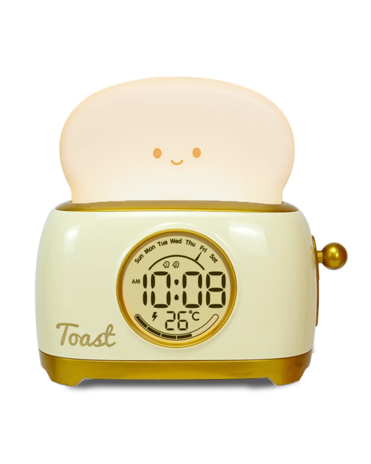 Kid Alarm Clock LED Night Light Digital Clock Children's Sleep Trainier