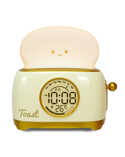 Kid Alarm Clock LED Night Light Digital Clock Children's Sleep Trainier