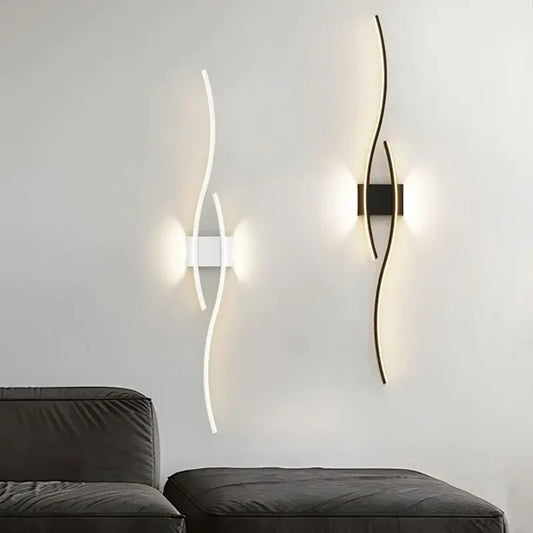 Modern LED Wall Lamp For Living Room Background Bedroom Bedside Aisle Wall