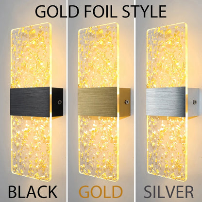 Acrylic Indoor Wall Lamp 6W LED Wall Light Bedroom Living Room Balcony