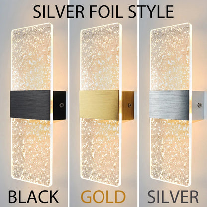 Acrylic Indoor Wall Lamp 6W LED Wall Light Bedroom Living Room Balcony