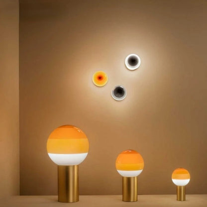 Modern Dipping Desk Light Nordic Colorful Glass Ball LED Table Lamp