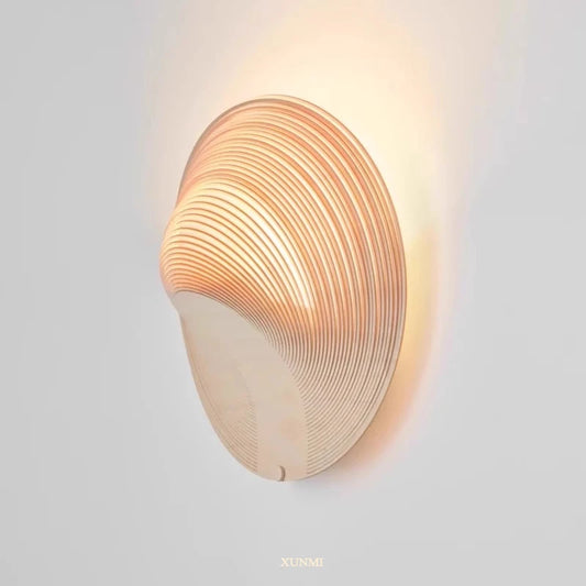 Japanese Style Wabi-sabi Wind Wall Lamp Log Italian Designer Style Creative Personality