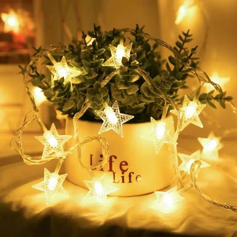 1.5-10m LED Crystal Ball Garland String Lights Indoor Decor Holiday Christmas Lamp