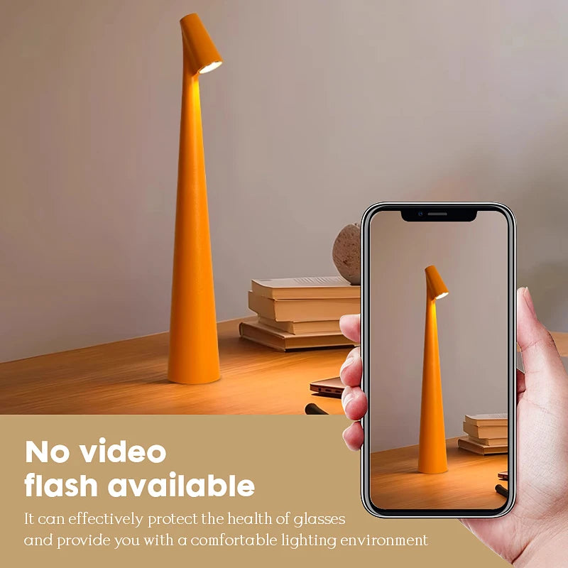 Portable LED Table Lamp USB Rechargeable Desk Light Creative Decorative Lighting