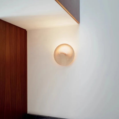 Japanese Style Wabi-sabi Wind Wall Lamp Log Italian Designer Style Creative Personality