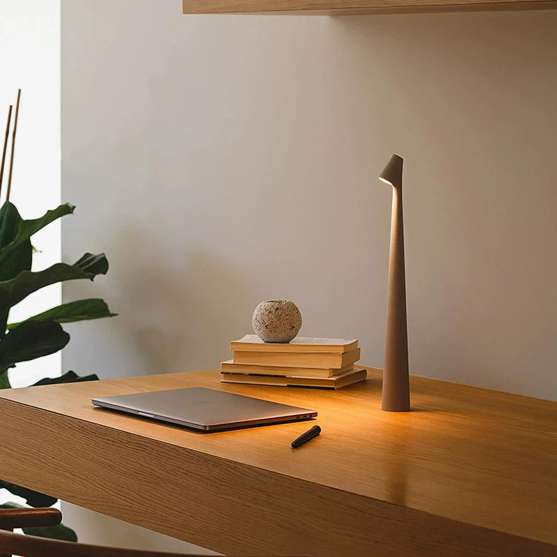 Portable LED Table Lamp USB Rechargeable Desk Light Creative Decorative Lighting