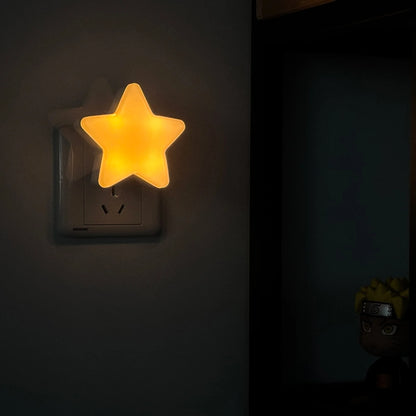 Star Shape Night Lights LED Light Sensor Night Lights Plug in Auto on/Off