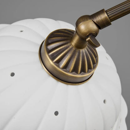 Ceramic Lampshade Vintage Table Light Copper E14 Bulb Bedroom Bedside Foyer Desk Lamp