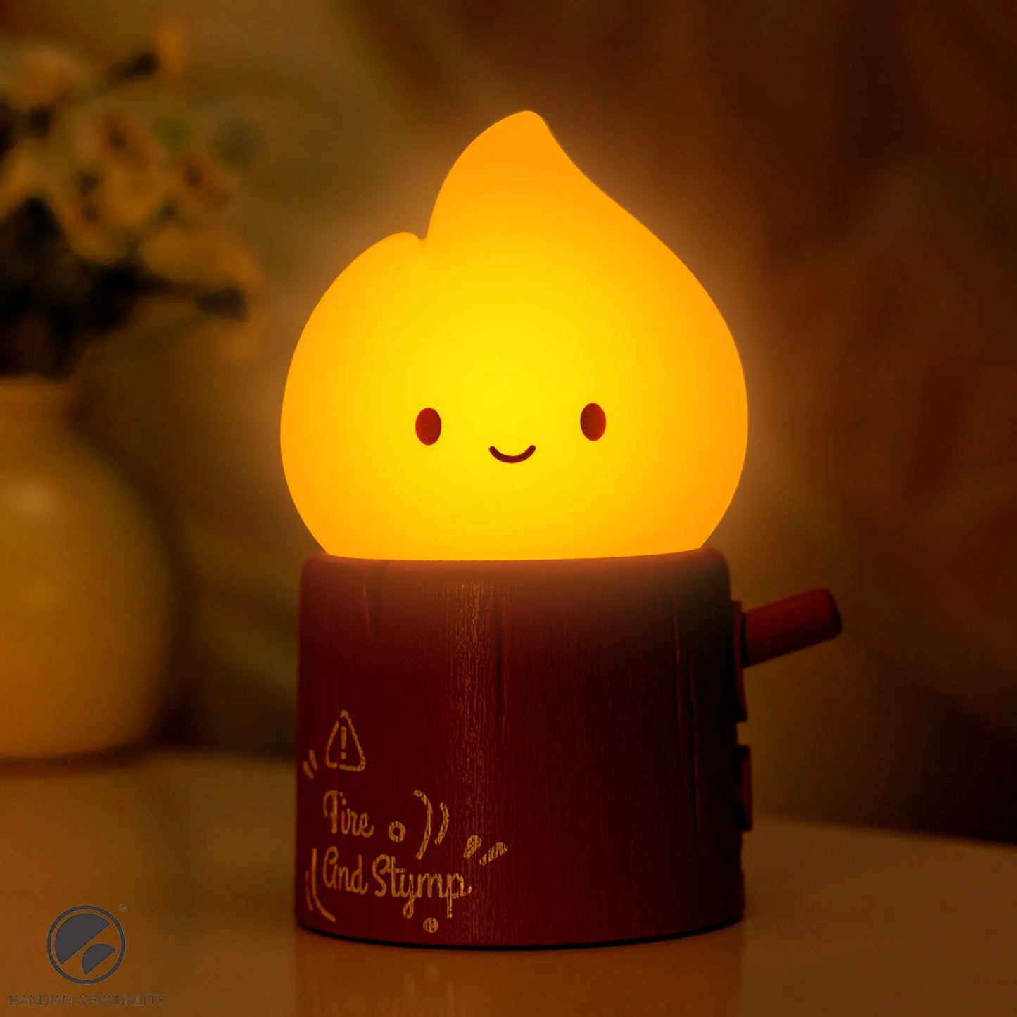 Flameless Candles Night Light Cute Sleeping Nightlights Dimmable 2 Lighting Modes