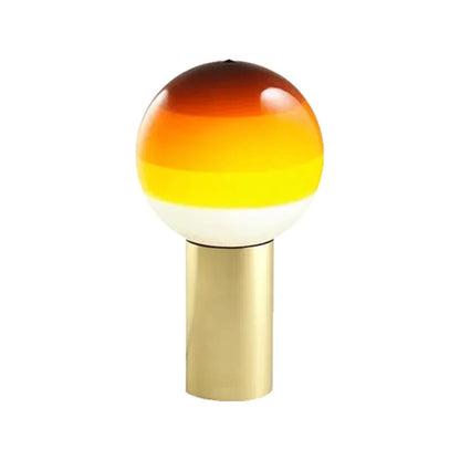 Modern Dipping Desk Light Nordic Colorful Glass Ball LED Table Lamp