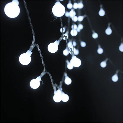 5M 10M 20M 30M 50M LED Ball String Lights Christmas Bulb Fairy Garlands Outdoor