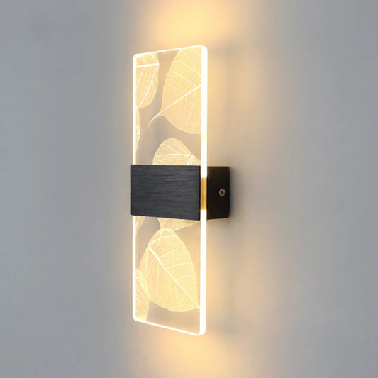 Acrylic Indoor Wall Lamp 6W LED Wall Light Bedroom Living Room Balcony