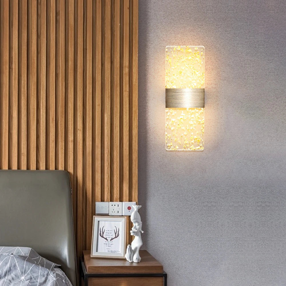 Acrylic Indoor Wall Lamp 6W LED Wall Light Bedroom Living Room Balcony